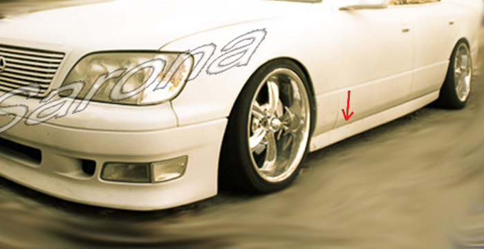 Custom Lexus LS400  Sedan Side Skirts (1998 - 2000) - $395.00 (Part #LX-022-SS)